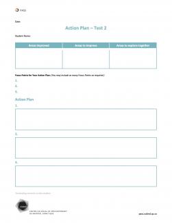 Action Plan Template - Test 2